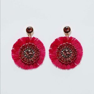 NWT | Crystal Fabric Drop Earrings | LOFT | 🎊 x5HP 🎊